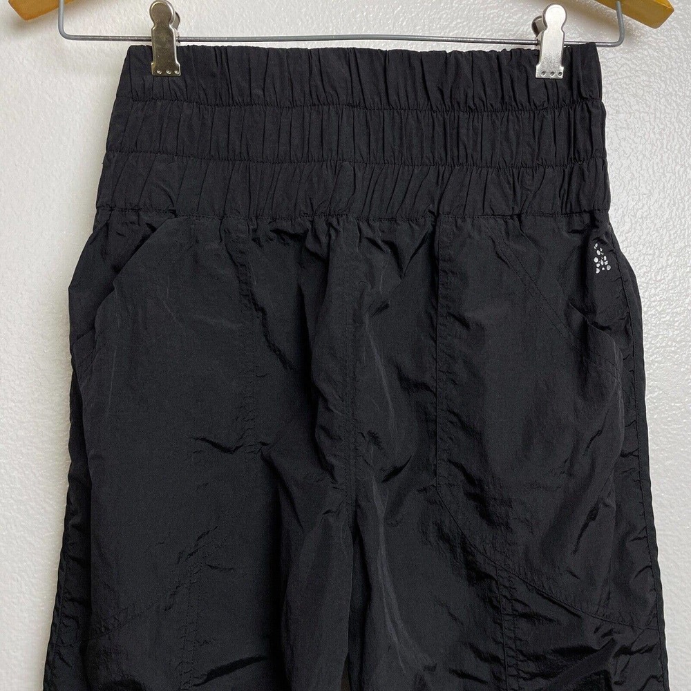 Free People Movement The Way Home Jogger Pants Small Womens Black Athletic *Flaw - Picture 3 of 8